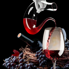 Lavish Crystal U-shaped Wine Decanter 1500ml