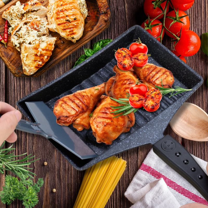 Non-Stick Frying Pan Wave Bottom Saucepan