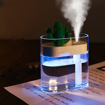 Cactus Air Humidifier Oil Diffuser Car Purifier Aroma Diffusor