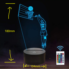 3D Basketball Led Night Lamp