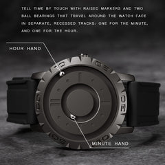 Exquisite Iron Ball Magnetic Pointer Men's Watch